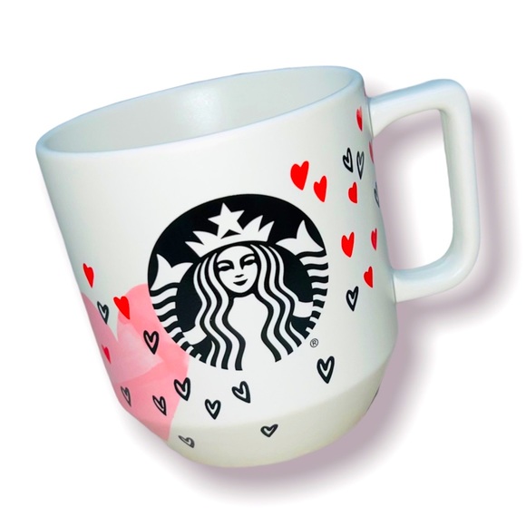 Starbucks | Dining | Starbucks Coffee Cup 26 Valentines Day Hearts Mug 12  Oz | Poshmark